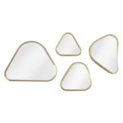 Pebble Mirrors - Set Of 4 11 Pebble Mirrors - Set Of 4 -Home Decor 621071660 91428.1690292200.386.513