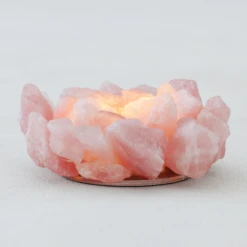 Rose Quartz Tealight 12 Rose Quartz Tealight -Home Decor webimage 146106176 ALT3