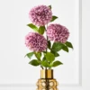 Dusty Purple Bulb Dahlia - Set Of 3 -Home Decor webimage 162117115
