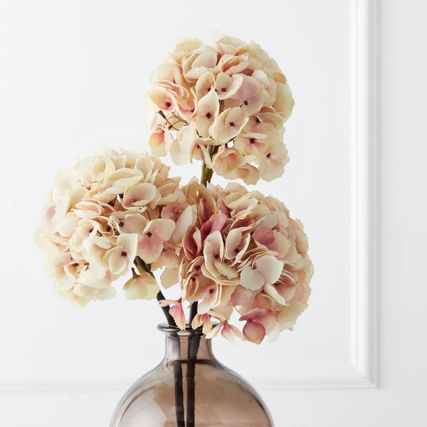 French Hydrangea Stem - Set Of 3 3 French Hydrangea Stem - Set Of 3