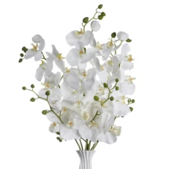Faux Phalaenopsis Spray - Set Of 3