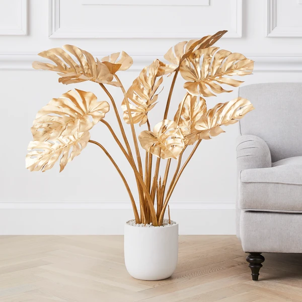 Monstera Tree - Gold 4 Monstera Tree - Gold - Image 2