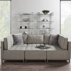 Faux Grass In Silver Pot -Home Decor webimage 207540972a rv4 jpg