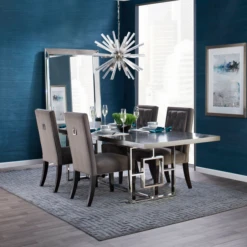 Faux Grass In Silver Pot -Home Decor webimage 207540972a rv6 jpg