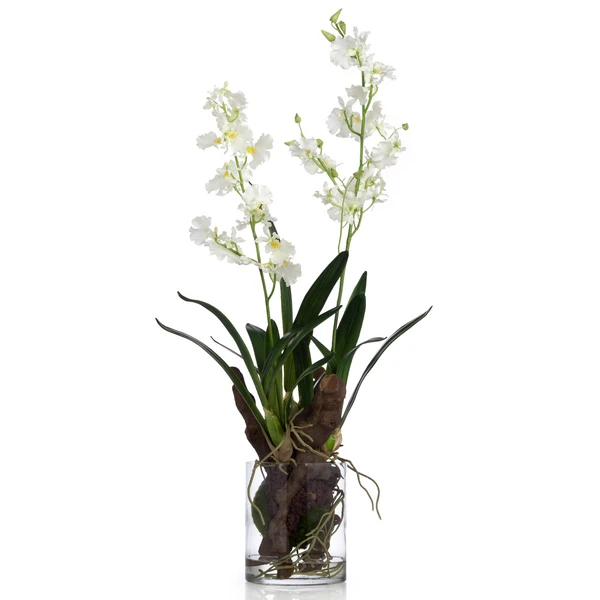Faux Oncidium In Glass 3 Faux Oncidium In Glass