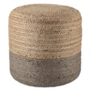 Merritt Round Pouf - Light Grey 1 Merritt Round Pouf - Light Grey -Home Decor webimage 620107027 jpg