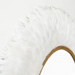 Nikki Chu - Daybreak Feather Mirror -Home Decor webimage 620165692 2 jpg