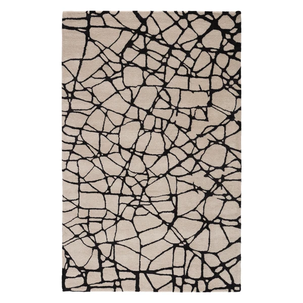 Nikki Chu - Zuri Rug - Birch/Black 3 Nikki Chu - Zuri Rug - Birch/Black
