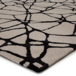 Nikki Chu - Zuri Rug - Birch/Black 6 Nikki Chu - Zuri Rug - Birch/Black -Home Decor webimage 620332008 1 jpg