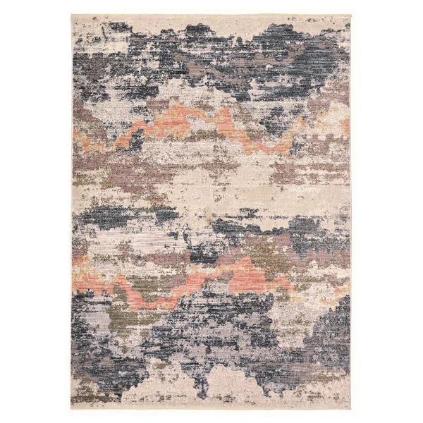 Perry Rug - Blue/Blush 3 Perry Rug - Blue/Blush