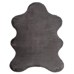 Lapin Animal Shape Rug - Slate -Home Decor webimage 620607440 jpg