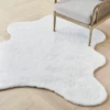 Lapin Animal Shape Rug - White 2 Lapin Animal Shape Rug - White -Home Decor webimage 620607444 620607445