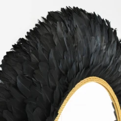 Nikki Chu - Midnight Feather Mirror -Home Decor webimage 621033693 2 jpg