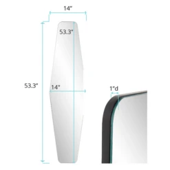 Eberton Frameless Mirror -Home Decor webimage 621071744 dim