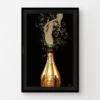 Italian Champagne - Framed Embellished Print -Home Decor webimage 630407731 630430203