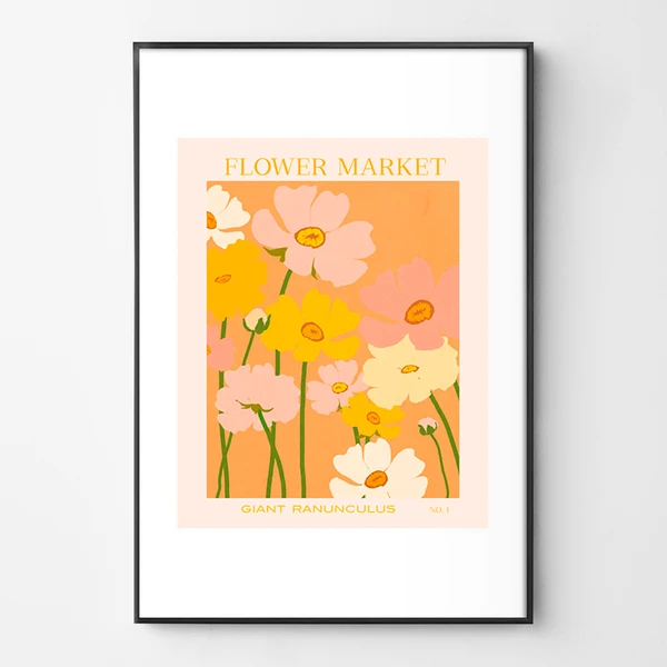 Flower Market Pink 3 Flower Market Pink