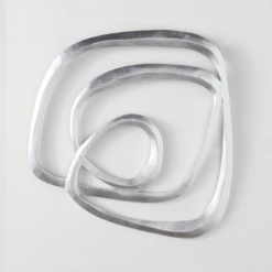Infinity 2 Wall Decor - Silver