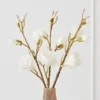 Faux Magnolia Stem - Set Of 3 -Home Decor webimage 999201266 2