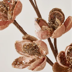 Beaded Magnolia Stem - Set Of 3 -Home Decor webimage 999203731 dtl